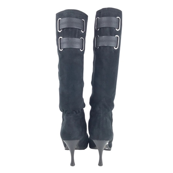 🔥 BCBGeneration PL Bettys Black Faux Suede Tall Womens Boots size 8.5 - Picture 2 of 13